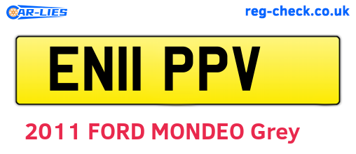 EN11PPV are the vehicle registration plates.
