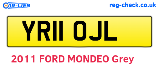 YR11OJL are the vehicle registration plates.