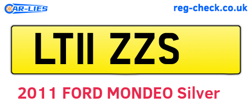 LT11ZZS are the vehicle registration plates.