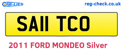 SA11TCO are the vehicle registration plates.