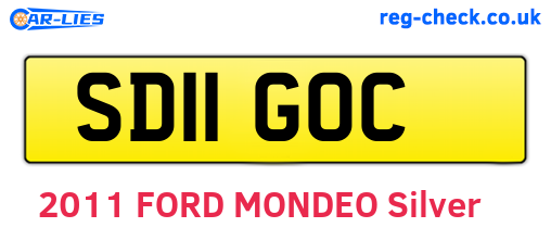 SD11GOC are the vehicle registration plates.