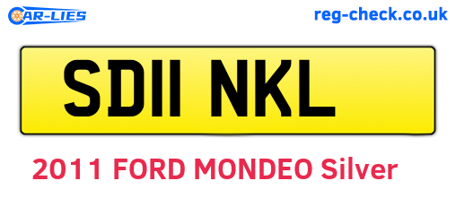 SD11NKL are the vehicle registration plates.