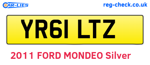 YR61LTZ are the vehicle registration plates.