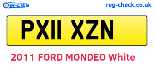 PX11XZN are the vehicle registration plates.