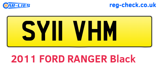 SY11VHM are the vehicle registration plates.