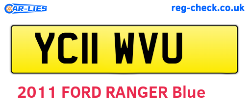 YC11WVU are the vehicle registration plates.