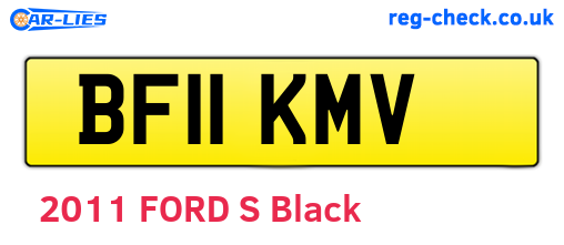 BF11KMV are the vehicle registration plates.