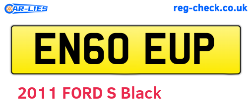 EN60EUP are the vehicle registration plates.