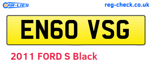 EN60VSG are the vehicle registration plates.
