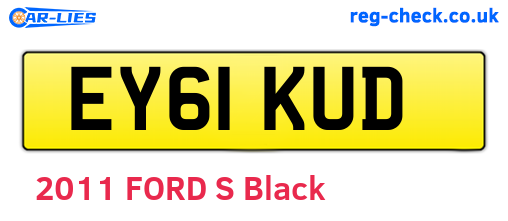 EY61KUD are the vehicle registration plates.