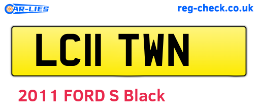 LC11TWN are the vehicle registration plates.