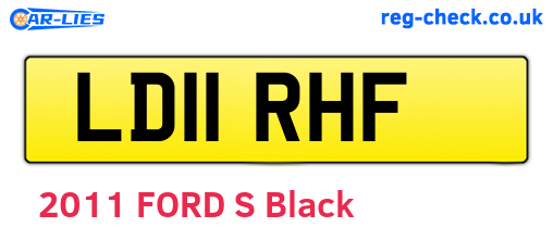 LD11RHF are the vehicle registration plates.