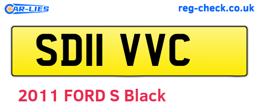 SD11VVC are the vehicle registration plates.