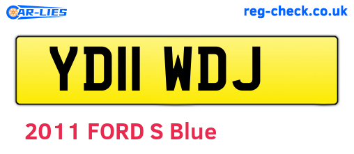 YD11WDJ are the vehicle registration plates.
