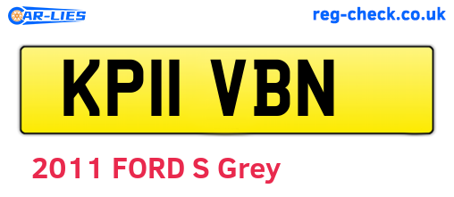 KP11VBN are the vehicle registration plates.