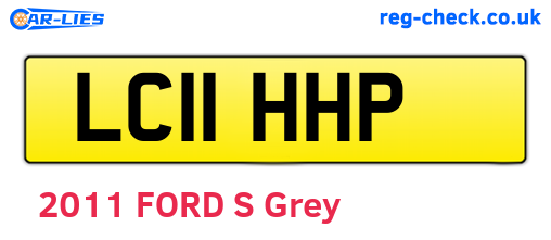 LC11HHP are the vehicle registration plates.