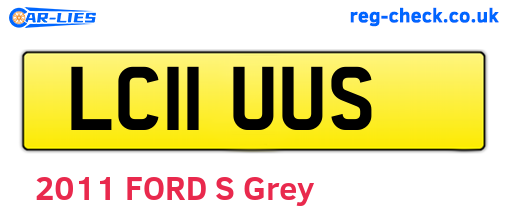 LC11UUS are the vehicle registration plates.