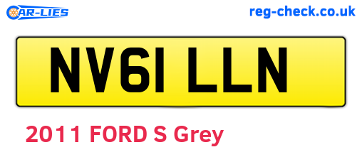 NV61LLN are the vehicle registration plates.