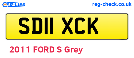 SD11XCK are the vehicle registration plates.