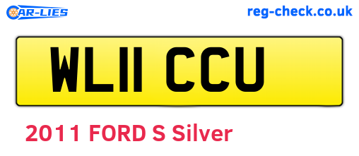 WL11CCU are the vehicle registration plates.