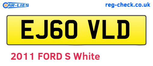 EJ60VLD are the vehicle registration plates.