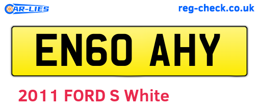 EN60AHY are the vehicle registration plates.