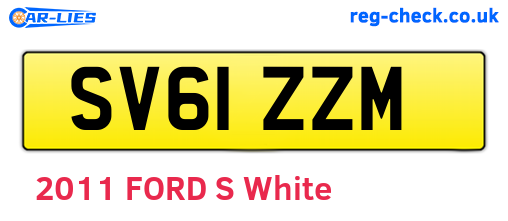 SV61ZZM are the vehicle registration plates.