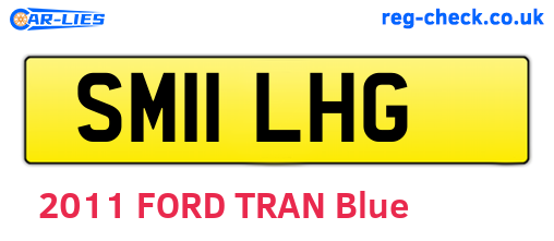 SM11LHG are the vehicle registration plates.