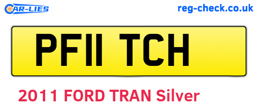 PF11TCH are the vehicle registration plates.