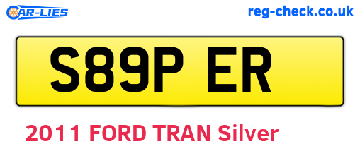 S89PER are the vehicle registration plates.