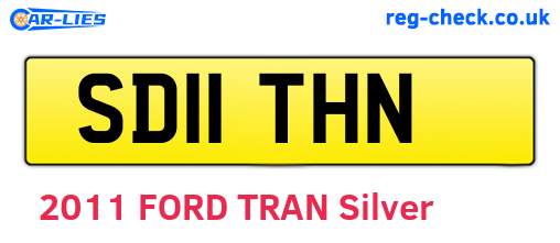SD11THN are the vehicle registration plates.