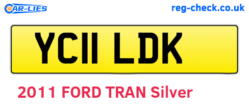 YC11LDK are the vehicle registration plates.