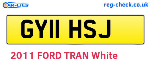 GY11HSJ are the vehicle registration plates.
