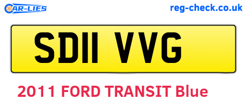 SD11VVG are the vehicle registration plates.