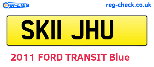 SK11JHU are the vehicle registration plates.
