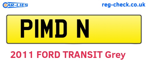 P1MDN are the vehicle registration plates.