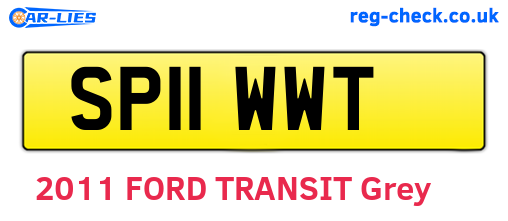 SP11WWT are the vehicle registration plates.