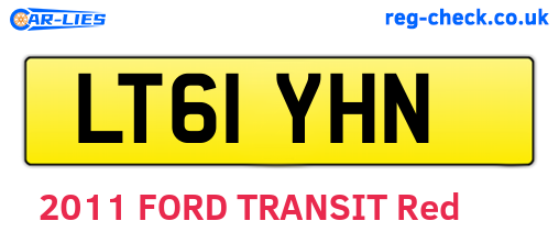 LT61YHN are the vehicle registration plates.