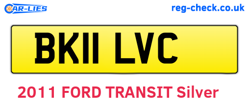 BK11LVC are the vehicle registration plates.