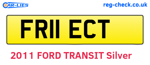 FR11ECT are the vehicle registration plates.