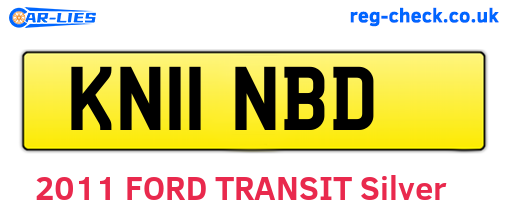 KN11NBD are the vehicle registration plates.