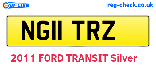 NG11TRZ are the vehicle registration plates.