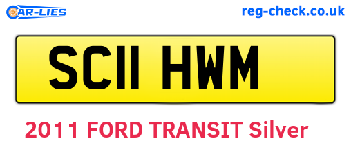 SC11HWM are the vehicle registration plates.