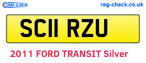 SC11RZU are the vehicle registration plates.