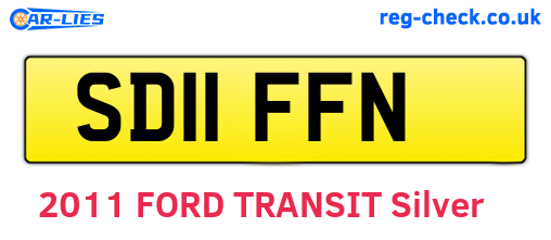 SD11FFN are the vehicle registration plates.
