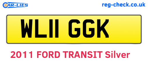 WL11GGK are the vehicle registration plates.