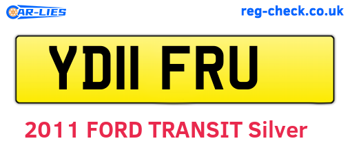 YD11FRU are the vehicle registration plates.