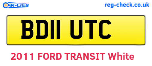 BD11UTC are the vehicle registration plates.