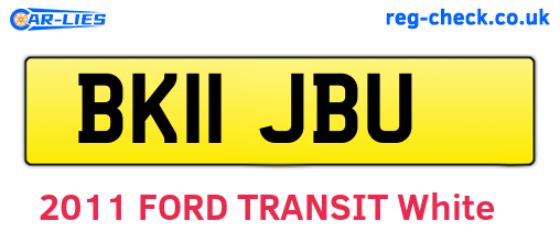 BK11JBU are the vehicle registration plates.