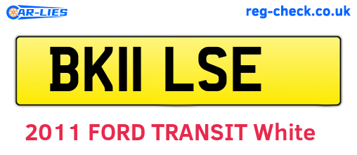 BK11LSE are the vehicle registration plates.